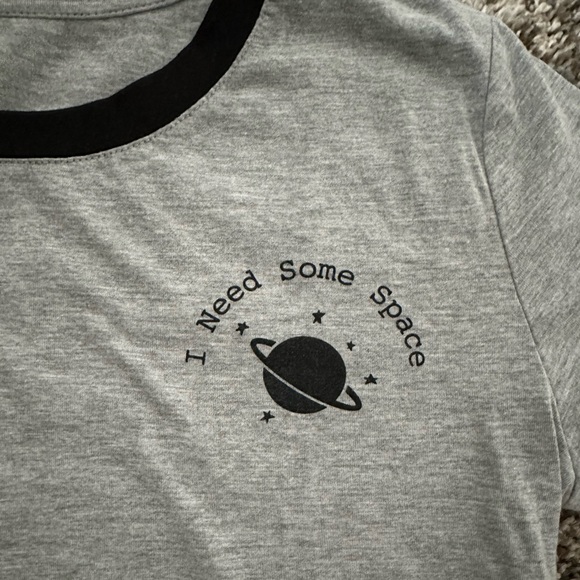 The Print Shop | I Need Some Space | Ringer Tee - Picture 2 of 4